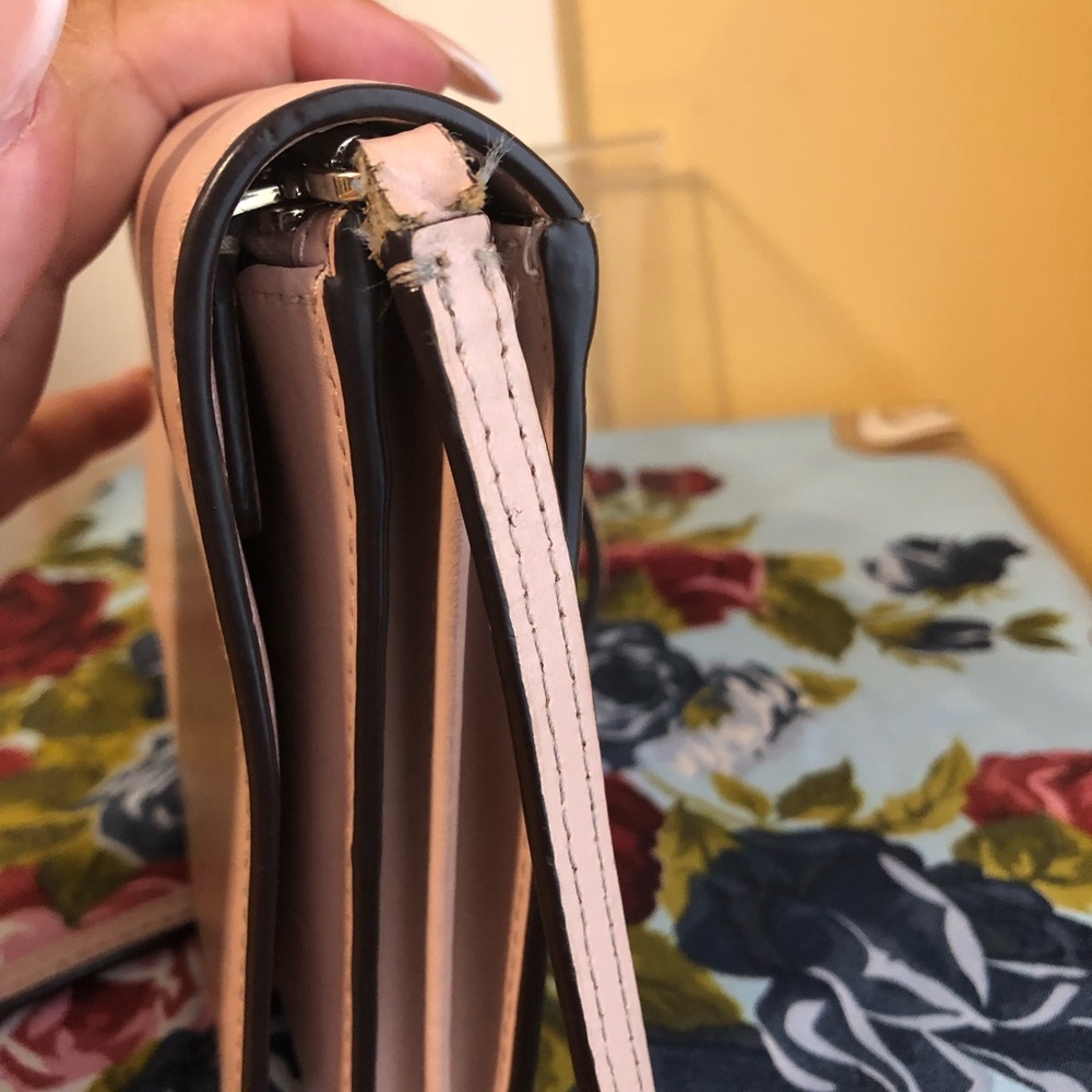 kate spade Blush Pink Leather Crossbody wallet bag - Picture 12 of 14